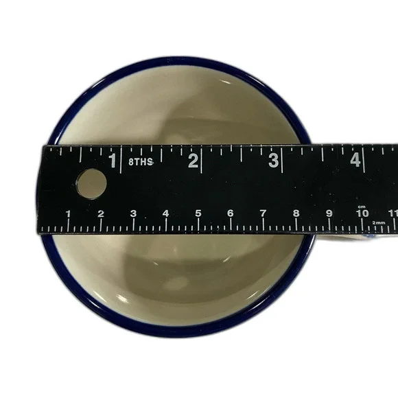 Polish Pottery Teacup and Saucer Hand Made Tea Pot with Lid Matching A.W-164 - Picture 4 of 12